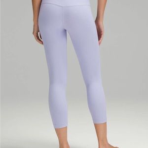 Lululemon align 23” size 6 lilac smoke